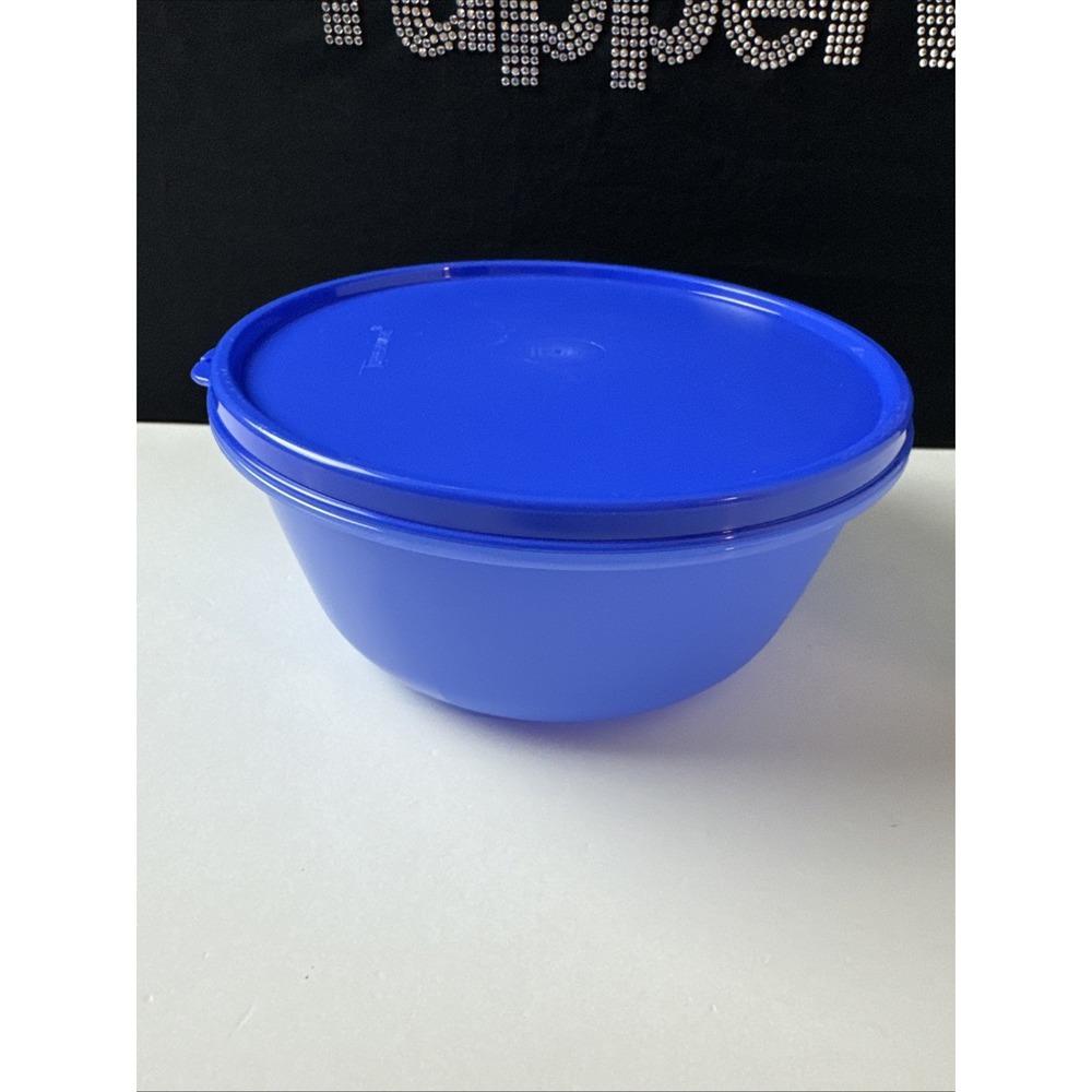 Tupperware Modular Medium Round Bowl 1.5L / 6.25 Cup Blue New